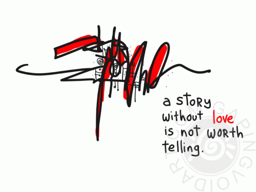 a story without love @gapingvoid art