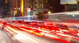 Cars light traces in the Avenida Paulista, Sao Paulo, Brazil , Ivan Pavlov, Shutterstock